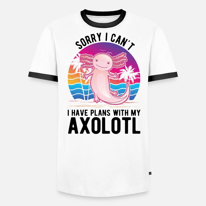 Axolotl Gift Tail Lurch Men's Ringer Shirt