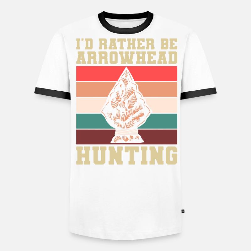 Je préfère être un arc de lance de chasse à la pointe de flèche T-shirt contrasté Homme