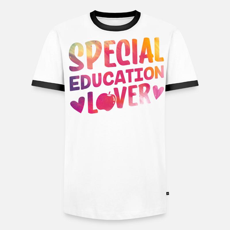 Amoureux de l’éducation de l’enfance en difficulté Enseignants de l’enfance en difficulté T-shirt contrasté Homme