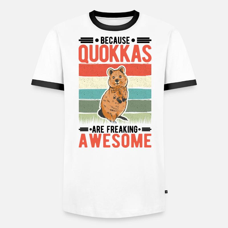 Parce que les Quokkas sont impressionnants T-shirt contrasté Homme