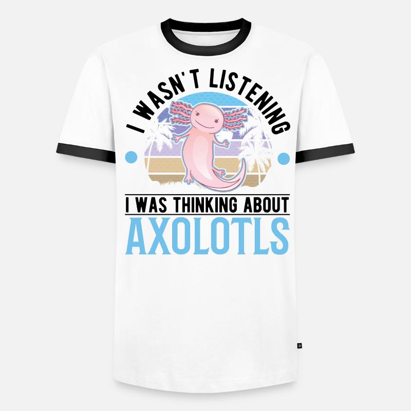 Axolotl Gift Tail Lurch Men's Ringer Shirt