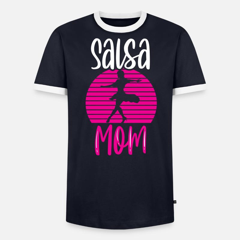 Salsa Maman Danse Danseuse Danse Hobby T-shirt contrasté Homme