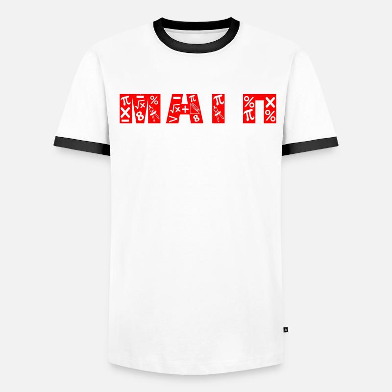 Math Math Teacher Men's Ringer Shirt