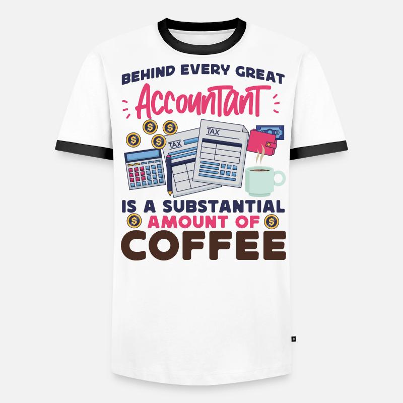 Comptable Comptable Comptable T-shirt contrasté Homme