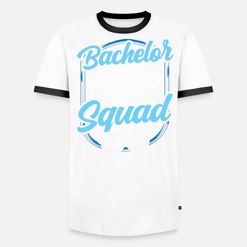 Bachelor Party Squad Bachelor Bride Men's Ringer Shirt