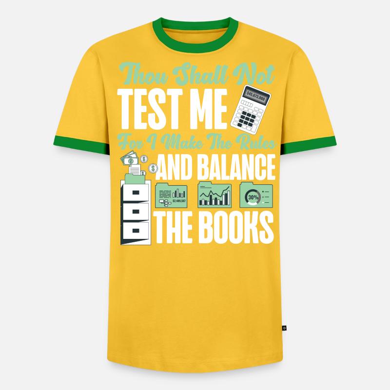 Comptable Comptable Comptable - T-shirt contrasté Homme - undefined