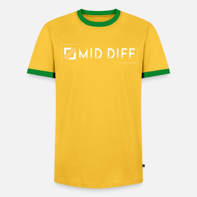 mid diff tilter tilted gaming - Men's Ringer Shirt - 