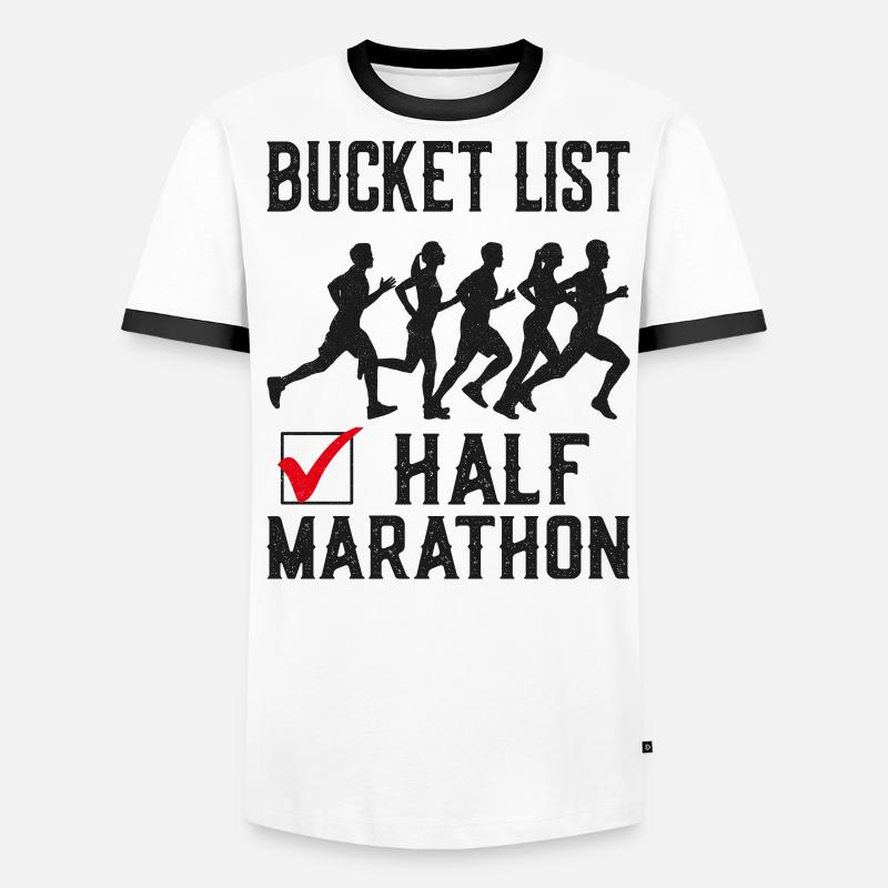 Running Runner Half Marathon Men's Ringer Shirt