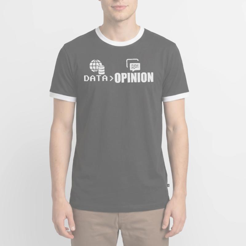Code de codage des codeurs de données > d’opinion Programmeur T-shirt contrasté Homme