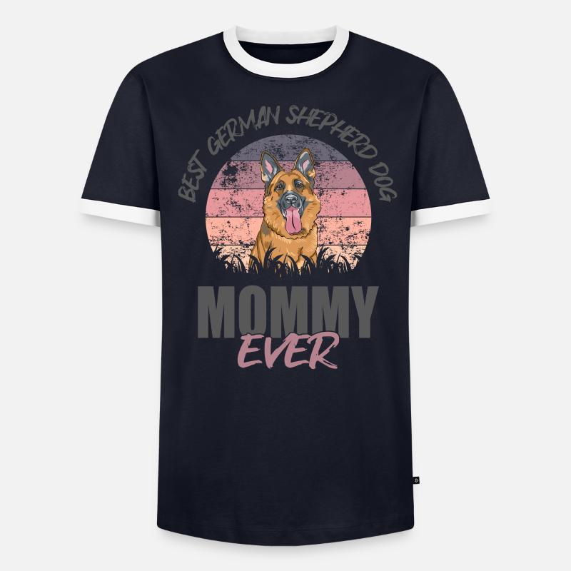 German Shepherd Men's Ringer Shirt