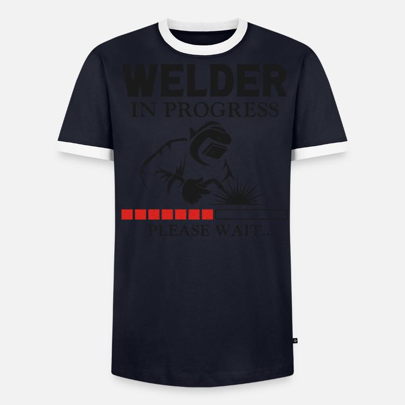 Welder Welding Apprentice Vintage Men's Ringer Shirt