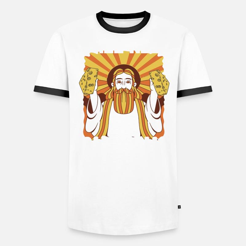 Amateurs de fromage Gouda T-shirt contrasté Homme
