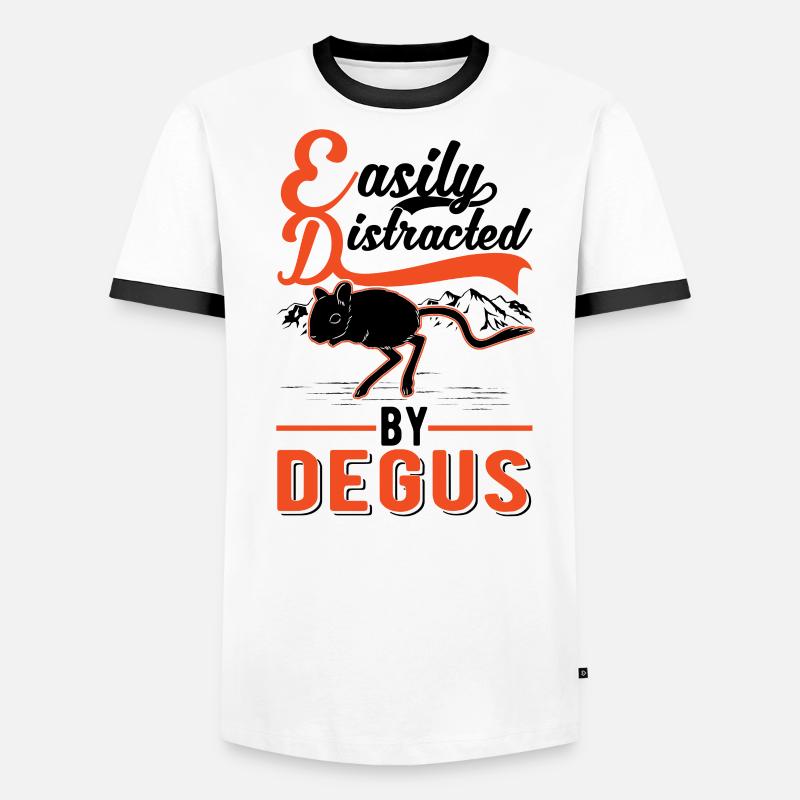 Facilement distrait par Degus T-shirt contrasté Homme