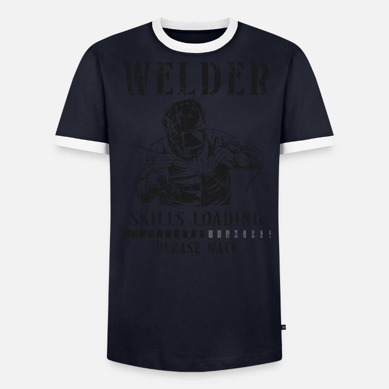 Welder Welding Apprentice Vintage Men's Ringer Shirt
