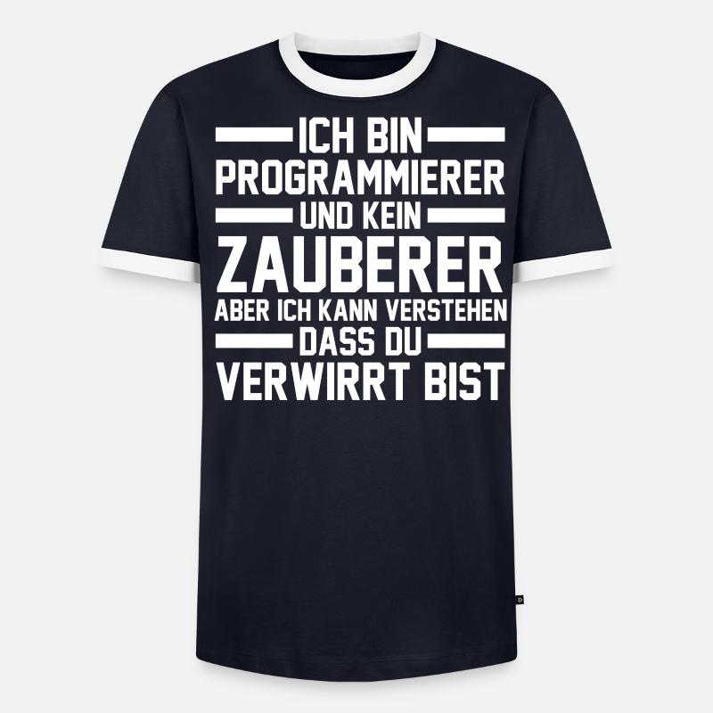 Programmieren Entwickler Coder Programmierer - Männer Kontrast-T-Shirt - undefined