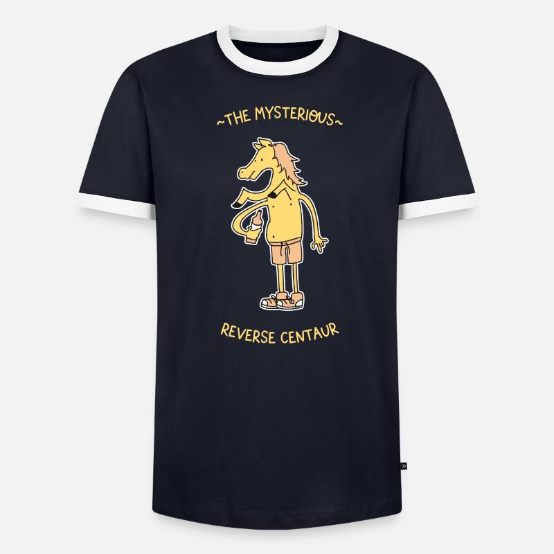 The Mysterious Reverse Centaur Men's Ringer Shirt