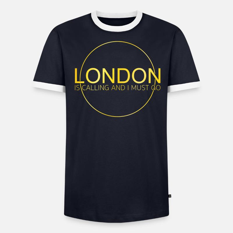 Citation de Londres T-shirt contrasté Homme