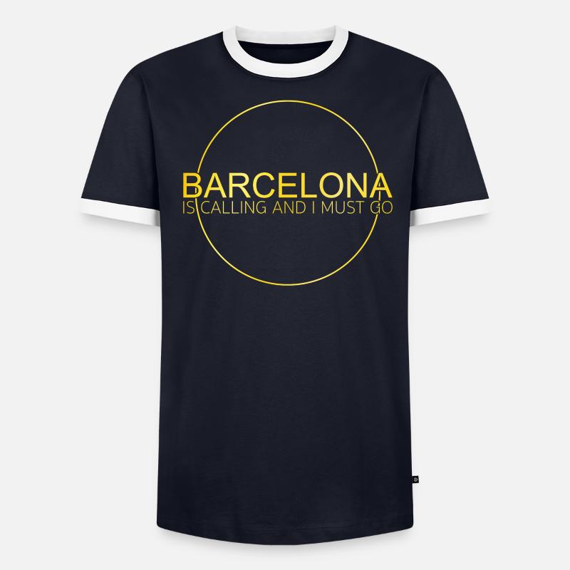 Citation de Barcelone T-shirt contrasté Homme