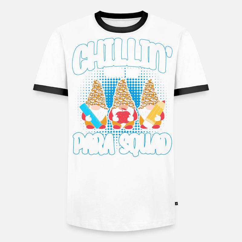 Chillin avec mon équipe para T-shirt contrasté Homme