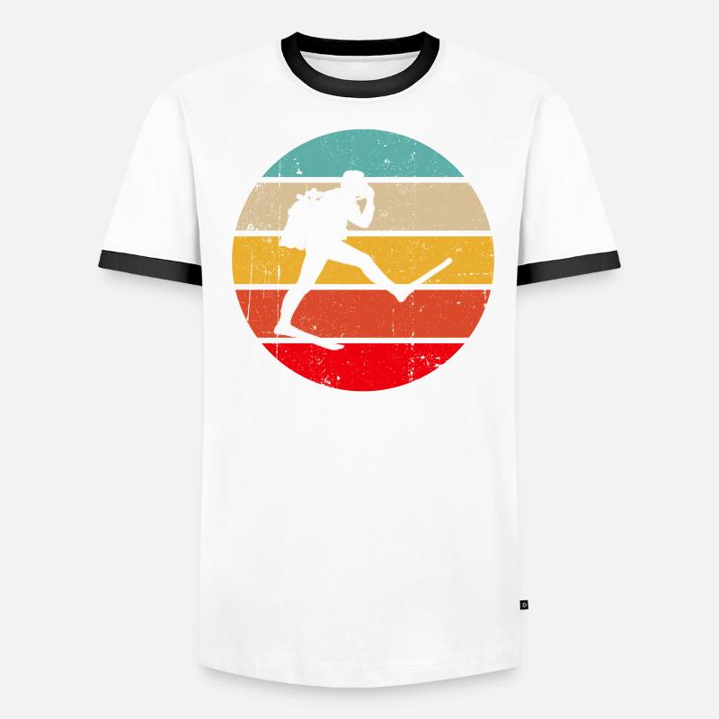 Plongée Rétro T-shirt contrasté Homme