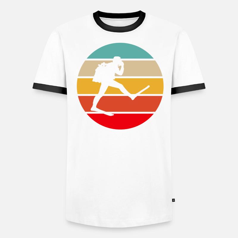 Plongée Rétro T-shirt contrasté Homme