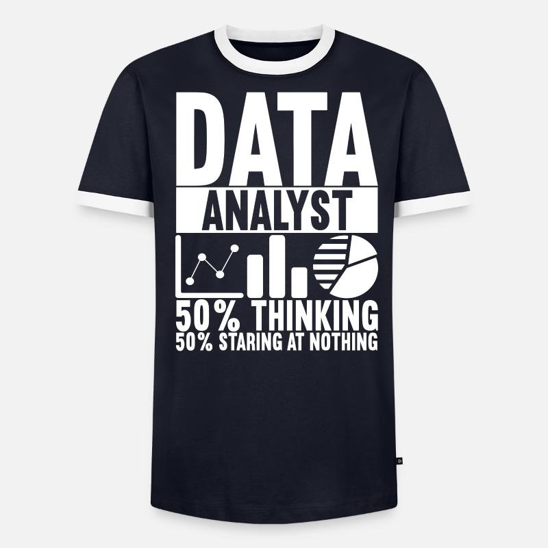 Data Scientist Data Analyst - Men's Ringer Shirt - undefined