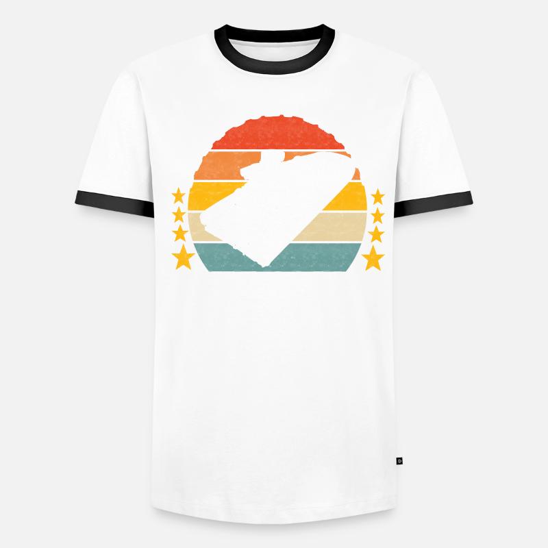 Course de dragsters T-shirt contrasté Homme