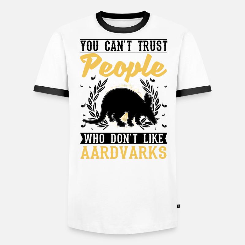 Aardvark Gift Aardvark Men's Ringer Shirt