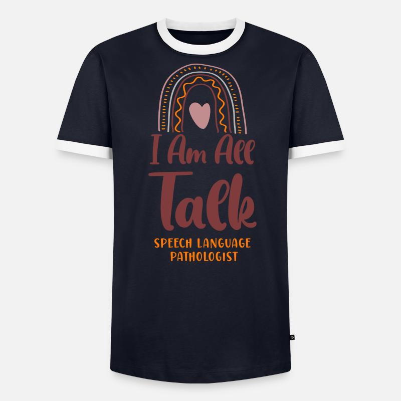 Speech Therapist Therapy Assistant Männer Kontrast-T-Shirt