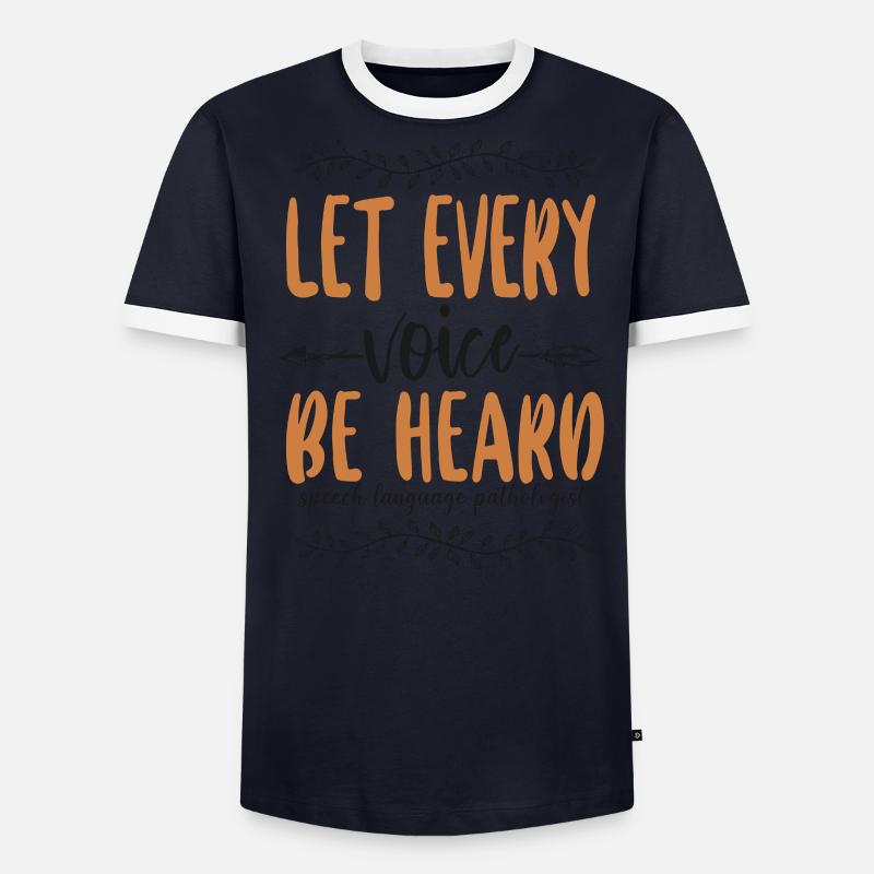 Speech Therapist Therapy Assistant Männer Kontrast-T-Shirt