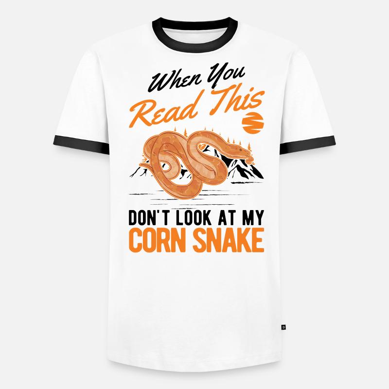 Corn Snake Cadeau Corn Snake T-shirt contrasté Homme