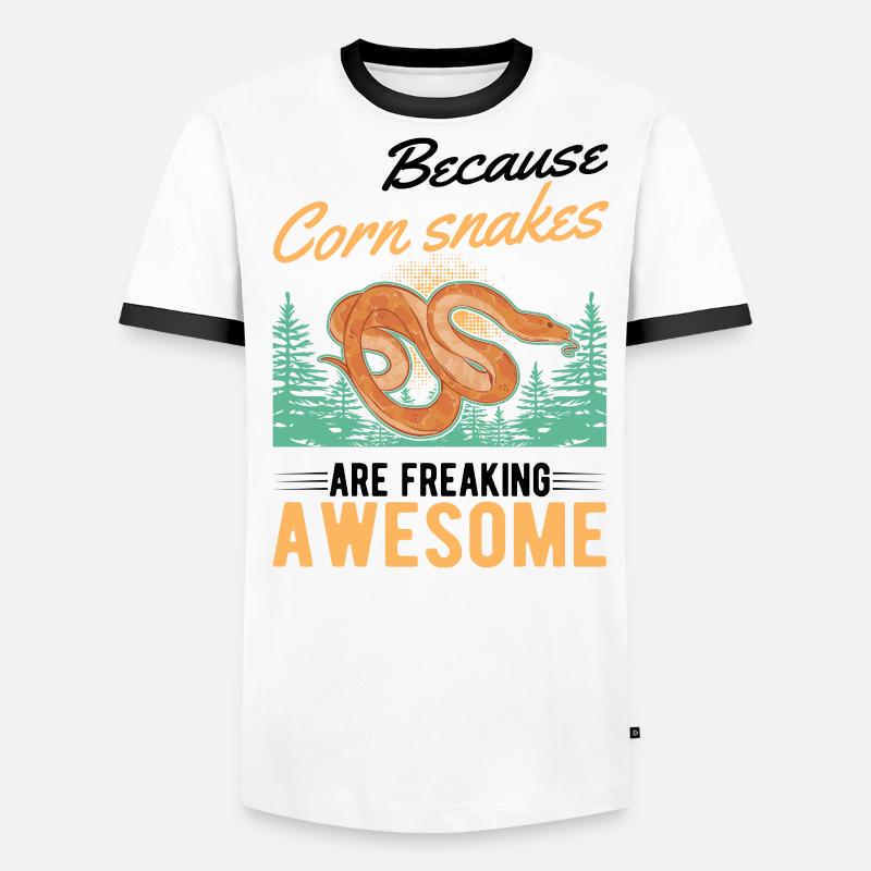 Corn Snake Cadeau Corn Snake T-shirt contrasté Homme