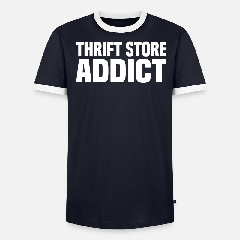 Secondhandladen Secondhand Öko Hipster Gebraucht - Männer Kontrast-T-Shirt - undefined