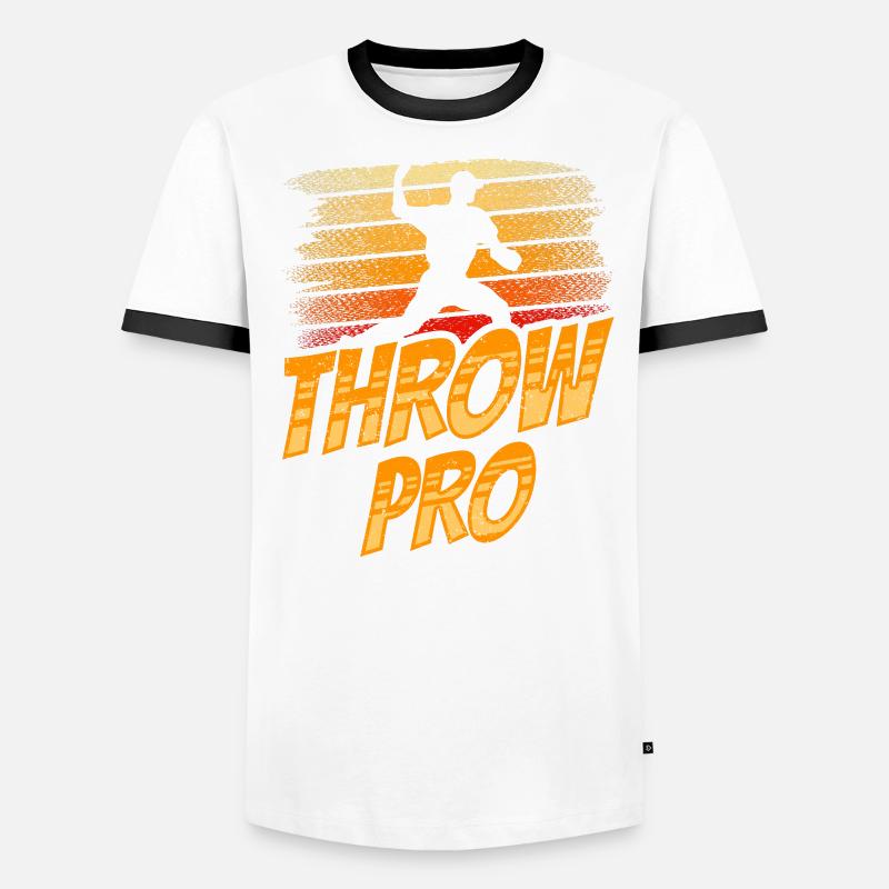 Throw Professional Baseball Player Hobby Pitcher Pitcher Men's Ringer Shirt
