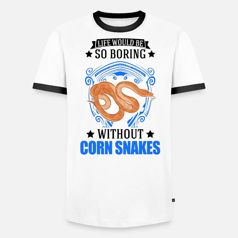 Corn Snake Cadeau Corn Snake T-shirt contrasté Homme