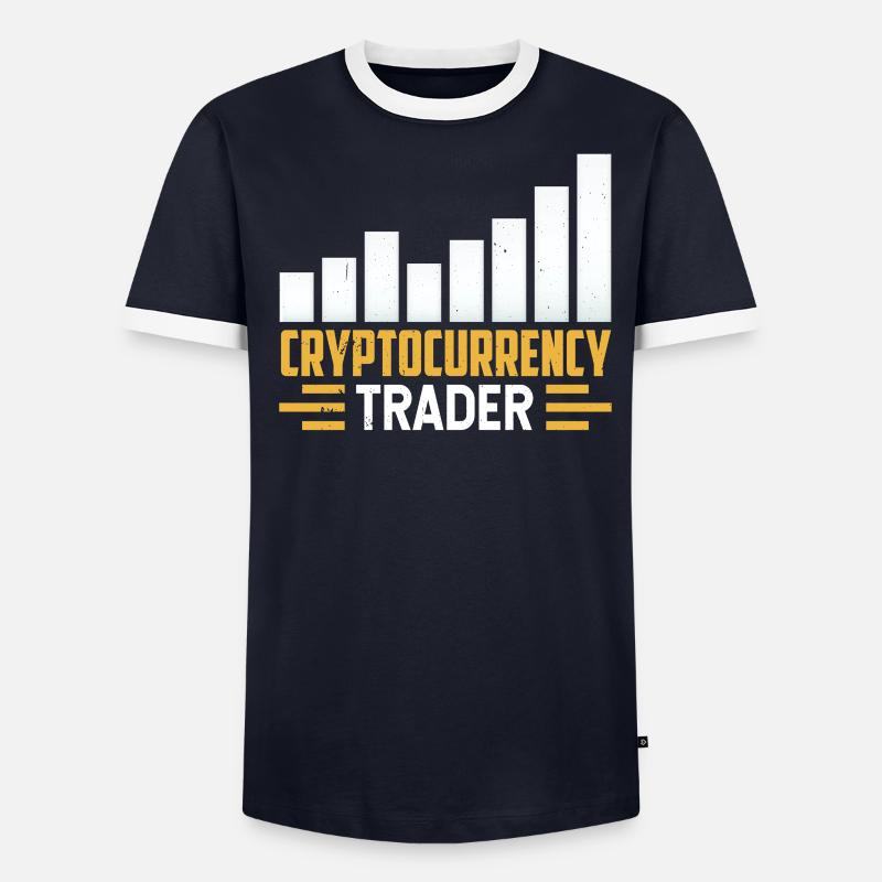 Cryptocurrency Trader Crypto Trader Crypto - Men's Ringer Shirt - undefined