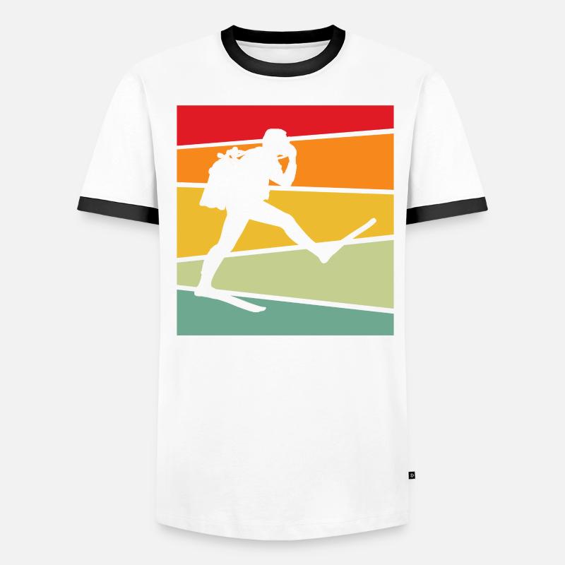 Plongée Rétro T-shirt contrasté Homme