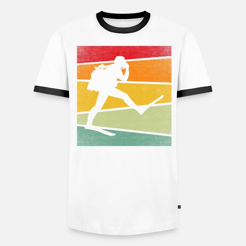 Plongée Rétro T-shirt contrasté Homme