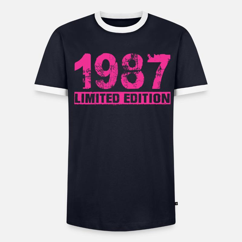 Édition limitée 1987 T-shirt contrasté Homme