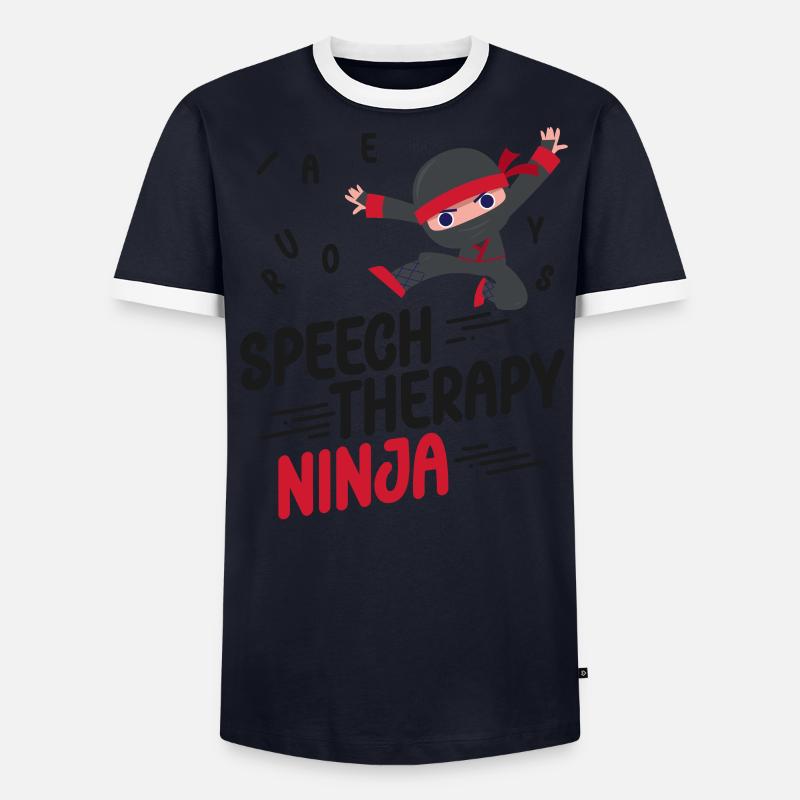 Speech Therapist Therapy Assistant Männer Kontrast-T-Shirt