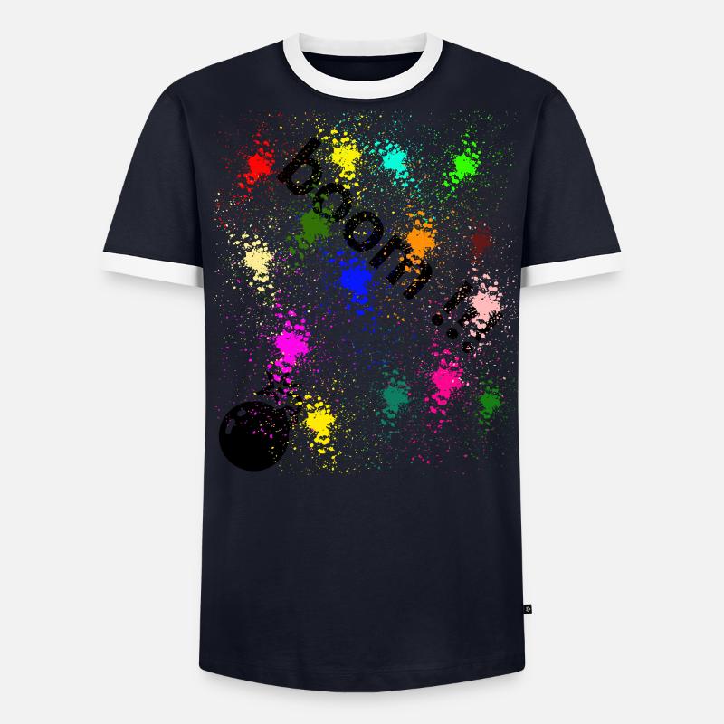 dröhnen Männer Kontrast-T-Shirt