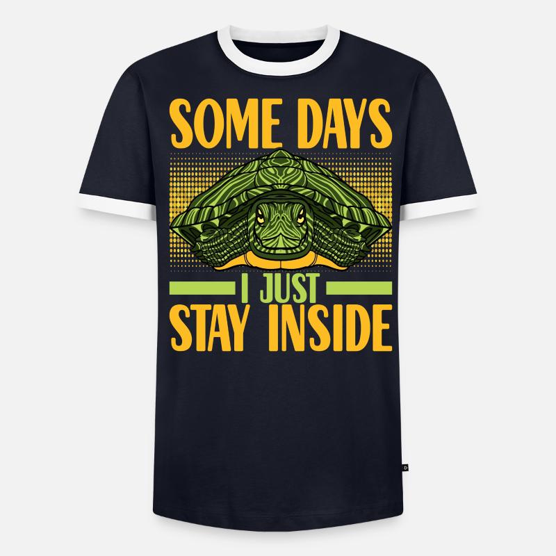 Turtle Turtle Aquatic turtle Men's Ringer Shirt