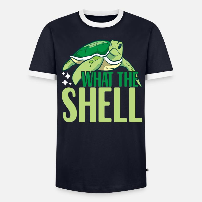 Turtle Turtle Aquatic turtle Men's Ringer Shirt