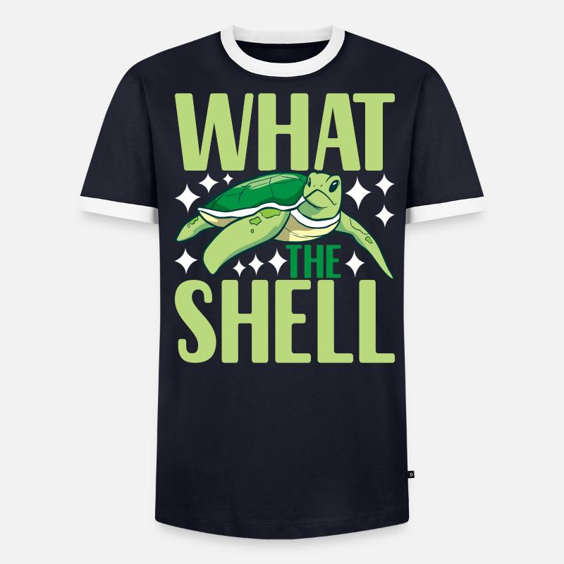 Turtle Turtle Aquatic turtle Men's Ringer Shirt