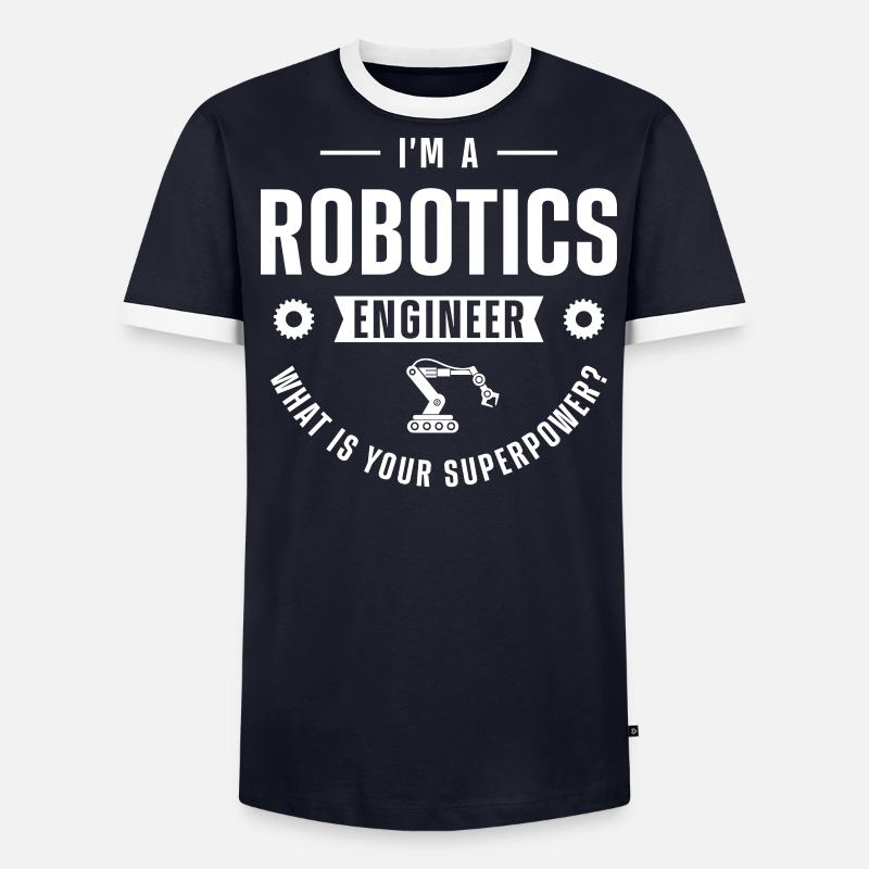 Robot Robotics Engineer I'm A - Men's Ringer Shirt - undefined
