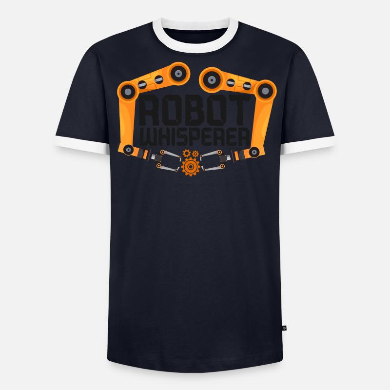 Robot Robotics Engineer Robot - Männer Kontrast-T-Shirt - undefined
