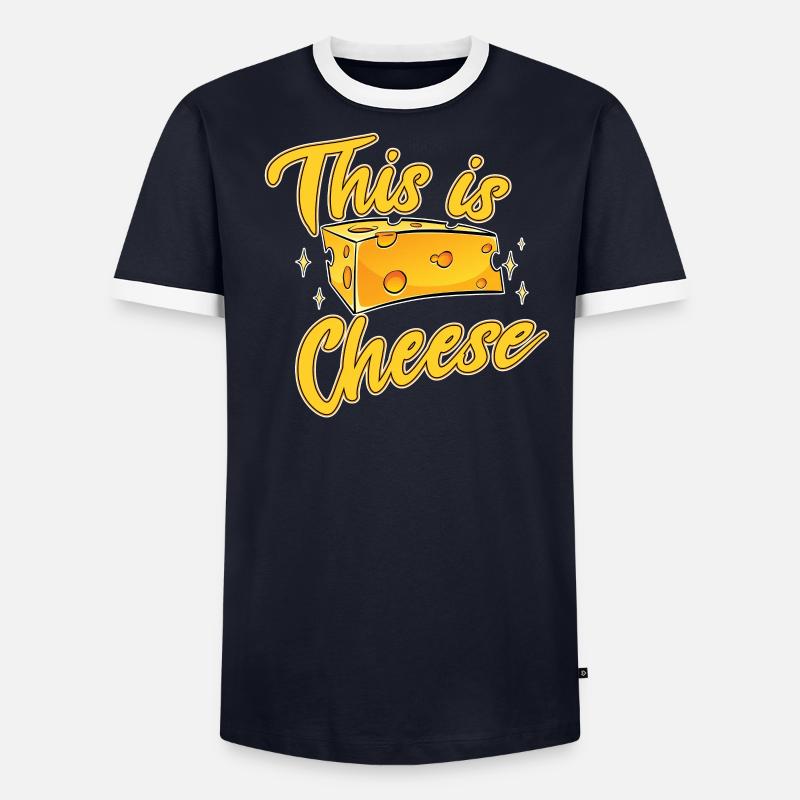 Fromage C’est du fromage T-shirt contrasté Homme