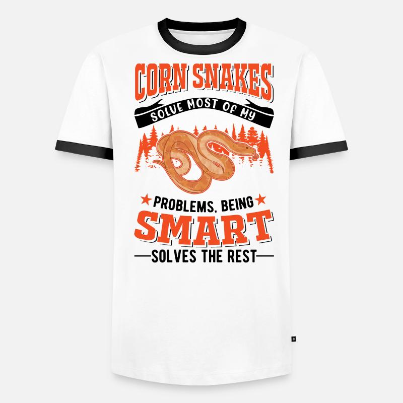 Corn Snake Cadeau Corn Snake T-shirt contrasté Homme