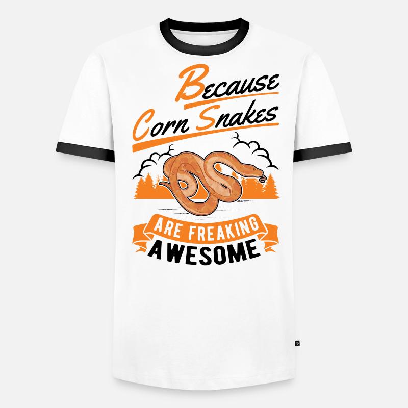 Corn Snake Cadeau Corn Snake T-shirt contrasté Homme