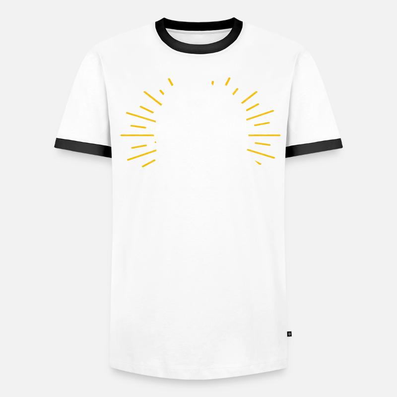 Bras de fer T-shirt contrasté Homme